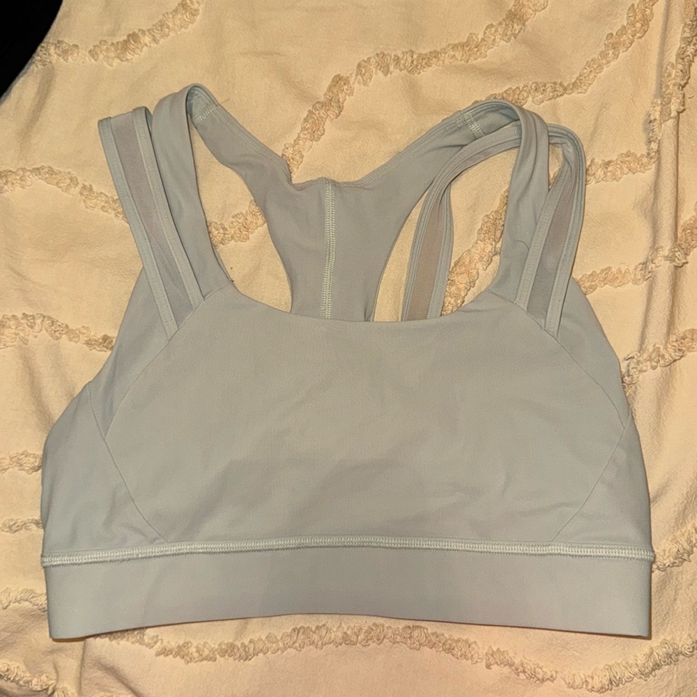 Lululemon light green sports bra size 6